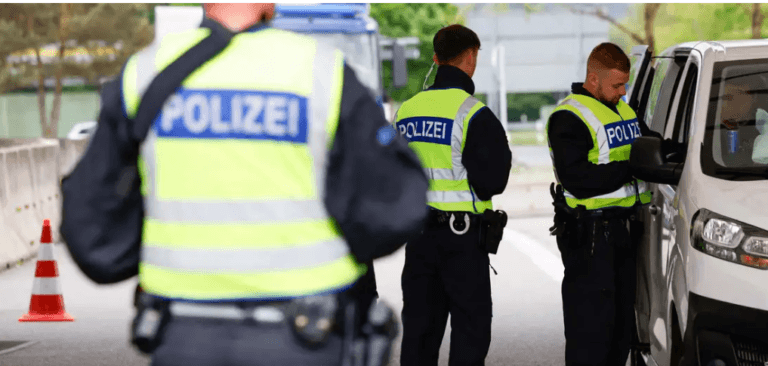 Almanya sınır polis