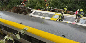 almanya tren kazası