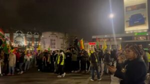 Liverpool’da Rojava protestosu