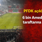 PFDK'den Amedspor'un 6 bin taraftarına maç yasağı