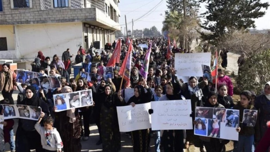 Kuzey ve Doğu Suriye kentlerinde Halep için eylem