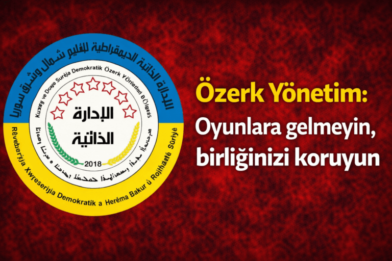 Kuzey ve Doğu Suriye Özerk Yönetimi, Suriye geçici hükümetine bağlı çetelerin saldırılarına dikkat çekerek, taraflara birliklerini koruma ve provokasyonlara gelmeme çağrısı yaptı.