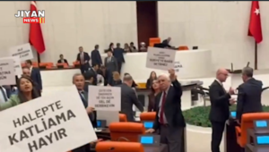 Halep’teki Kürtlere yönelik saldırılara işaret eden DEM Parti millevekilleri, “Rojava kırmızı çizgimizdir” diyerek, tepki gösterdi.