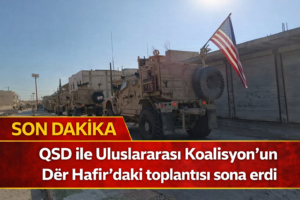QSD ile Uluslararası Koalisyon’un Dêr Hafir’daki toplantısı sona erdi