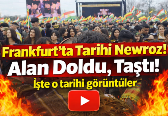 Frankfurt’ta tarihi Newroz: Rebstockpark doldu, taştı