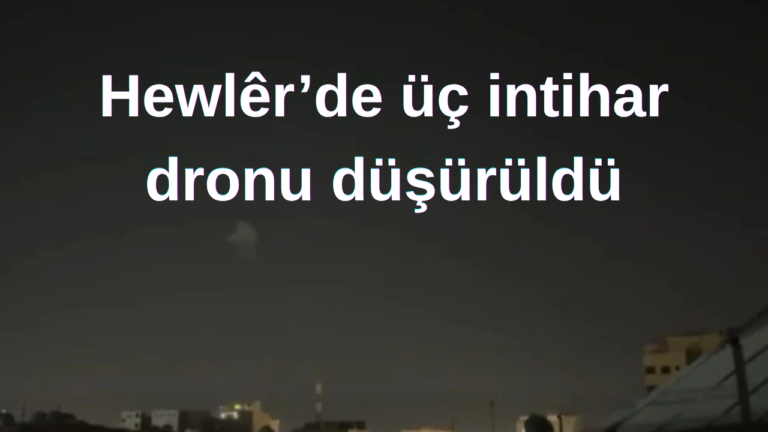 Hewlêr’de ABD Konsolosluğu yakınında üç intihar dronu düşürüldü